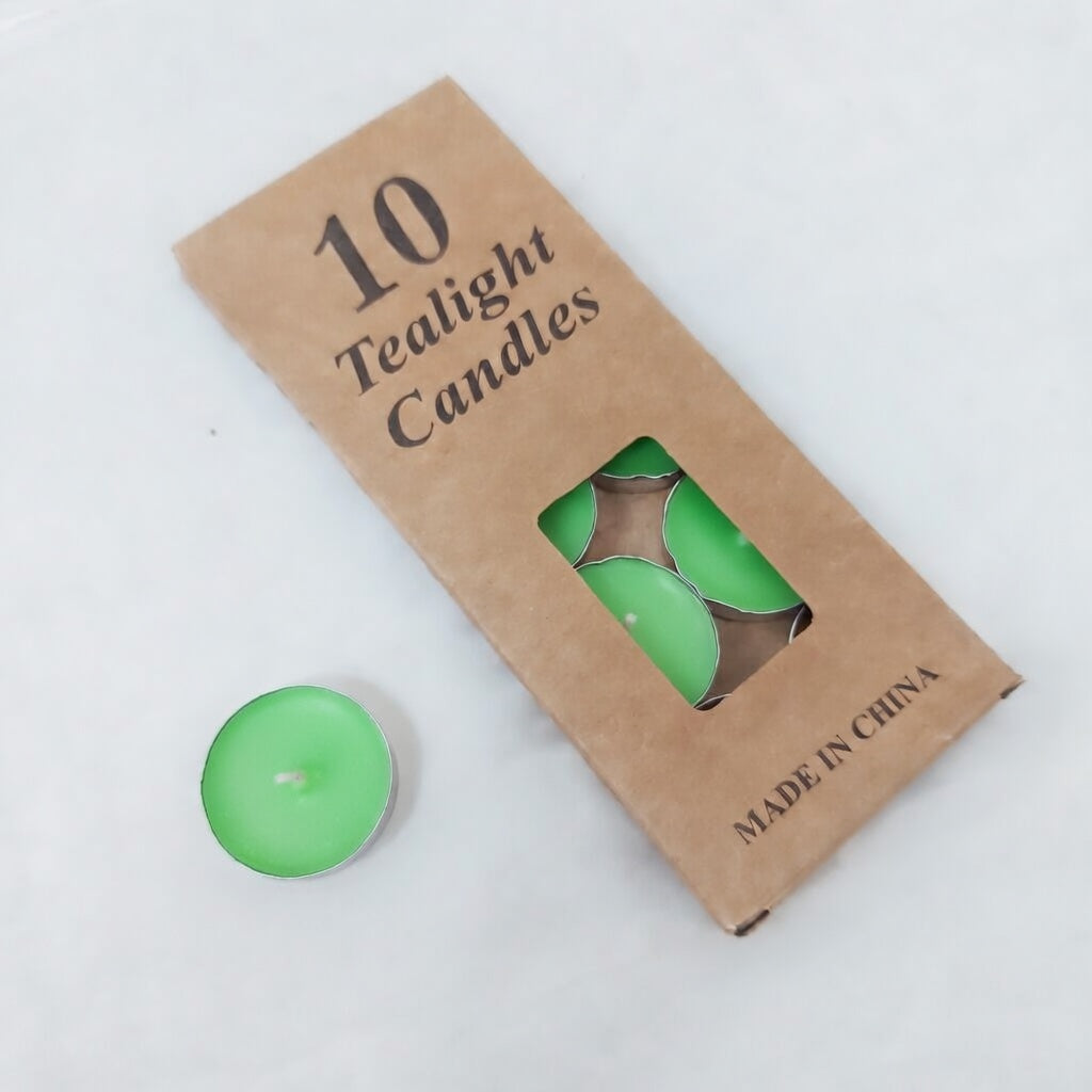 Bougies Chauffe-Plat Colorées - Lot de 10
