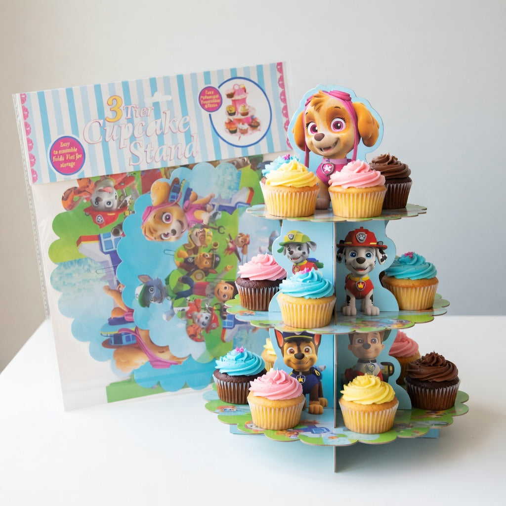 Présentoir à Cupcakes Paw Patrol – 3 Étages
