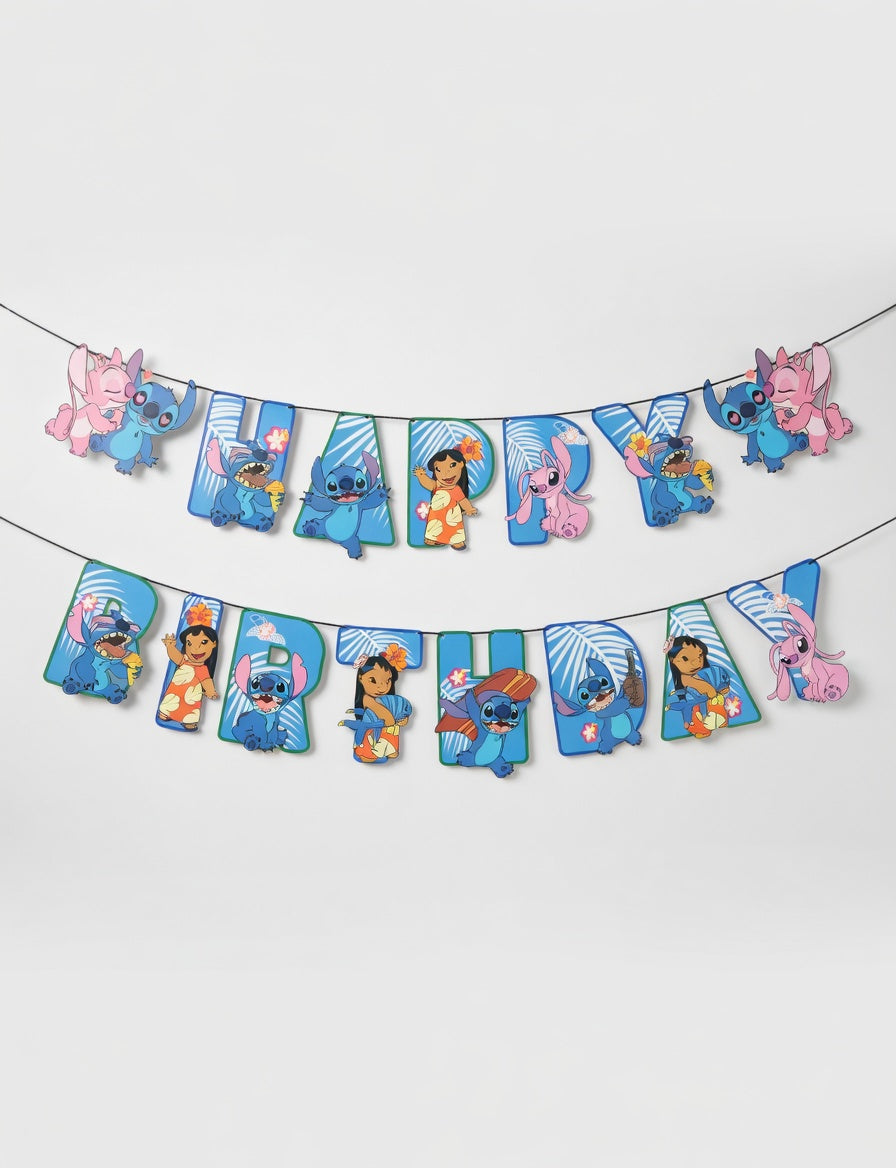 Guirlande Happy Birthday Lilo & Stitch – Disney