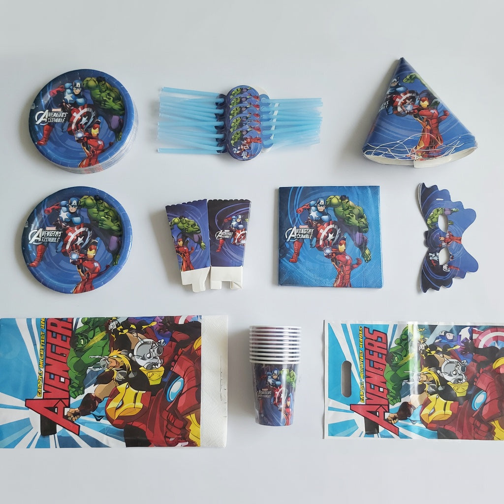 Kit Fête Avengers pour 10 Invités