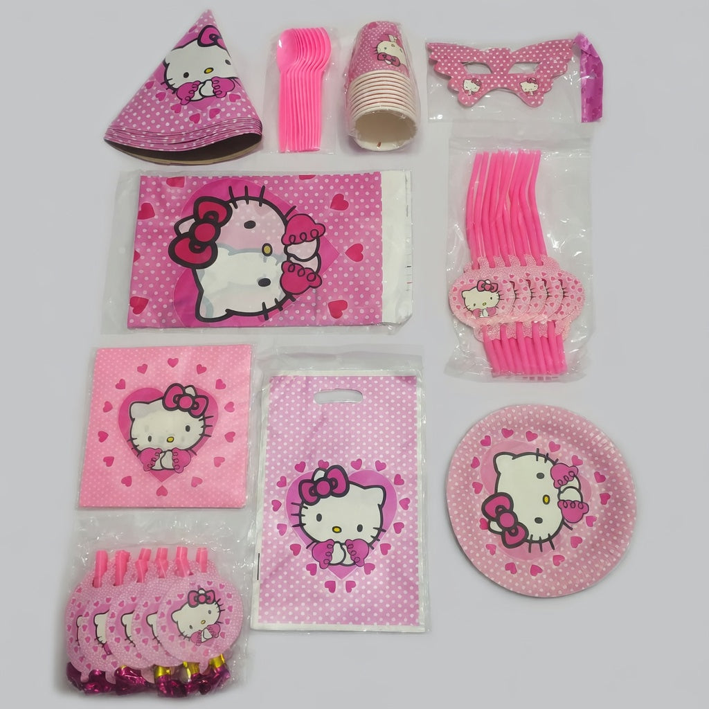 Kit Fête Hello Kitty pour 10 Invités