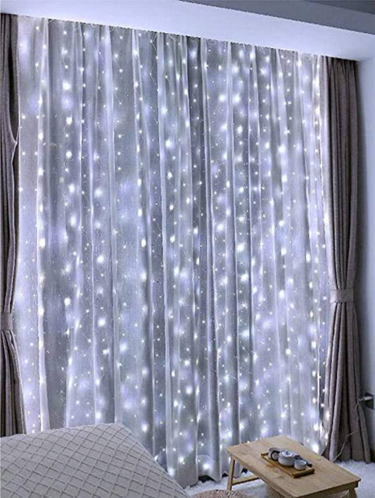 Rideau Lumineux LED 300 LEDs 3m×3m | 8 Modes USB avec Télécommande