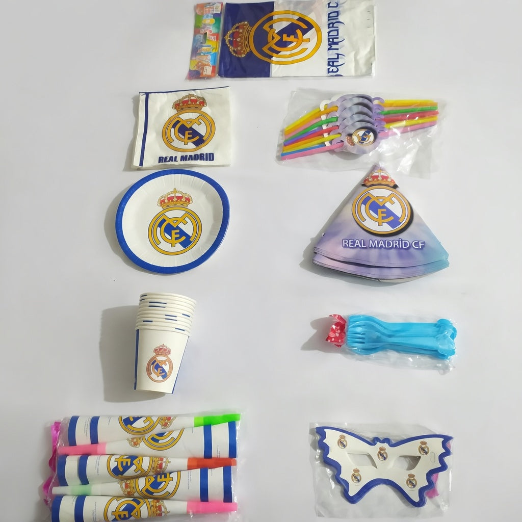 Real Madrid Party Kit for 10 Guests