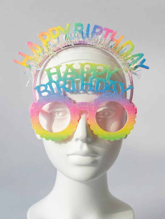Kit Lunettes et Serre-tête Happy Birthday - Accessoires Anniversaire