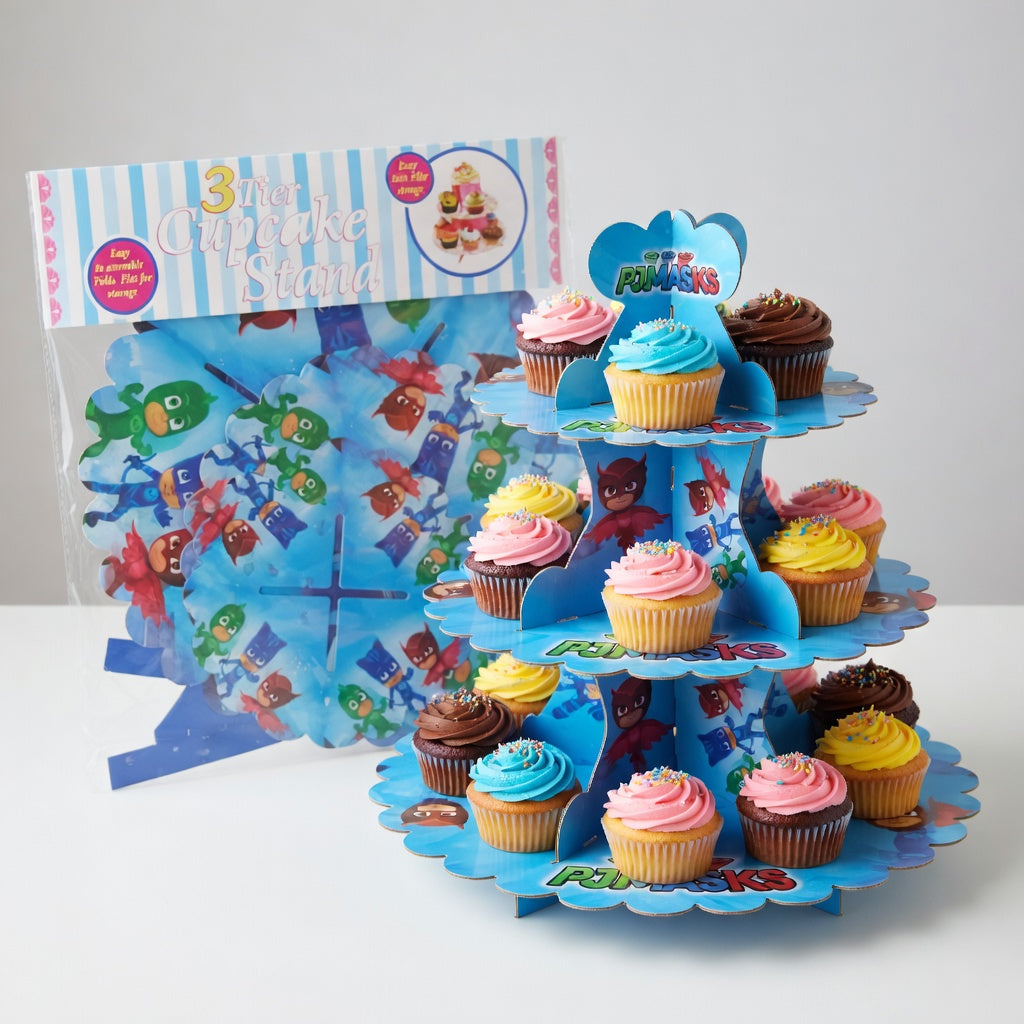 PJ Masks Cupcake Stand – 3 Tiers