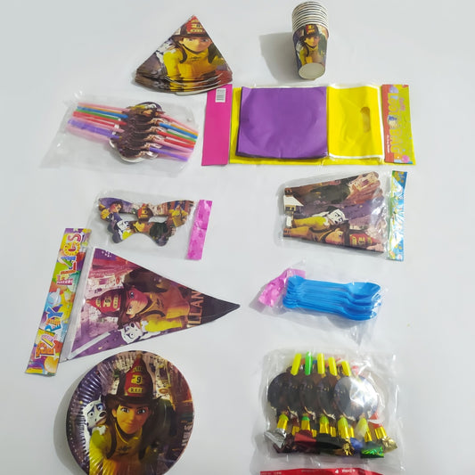 Kit Fête Fireman Sam pour 10 Invités