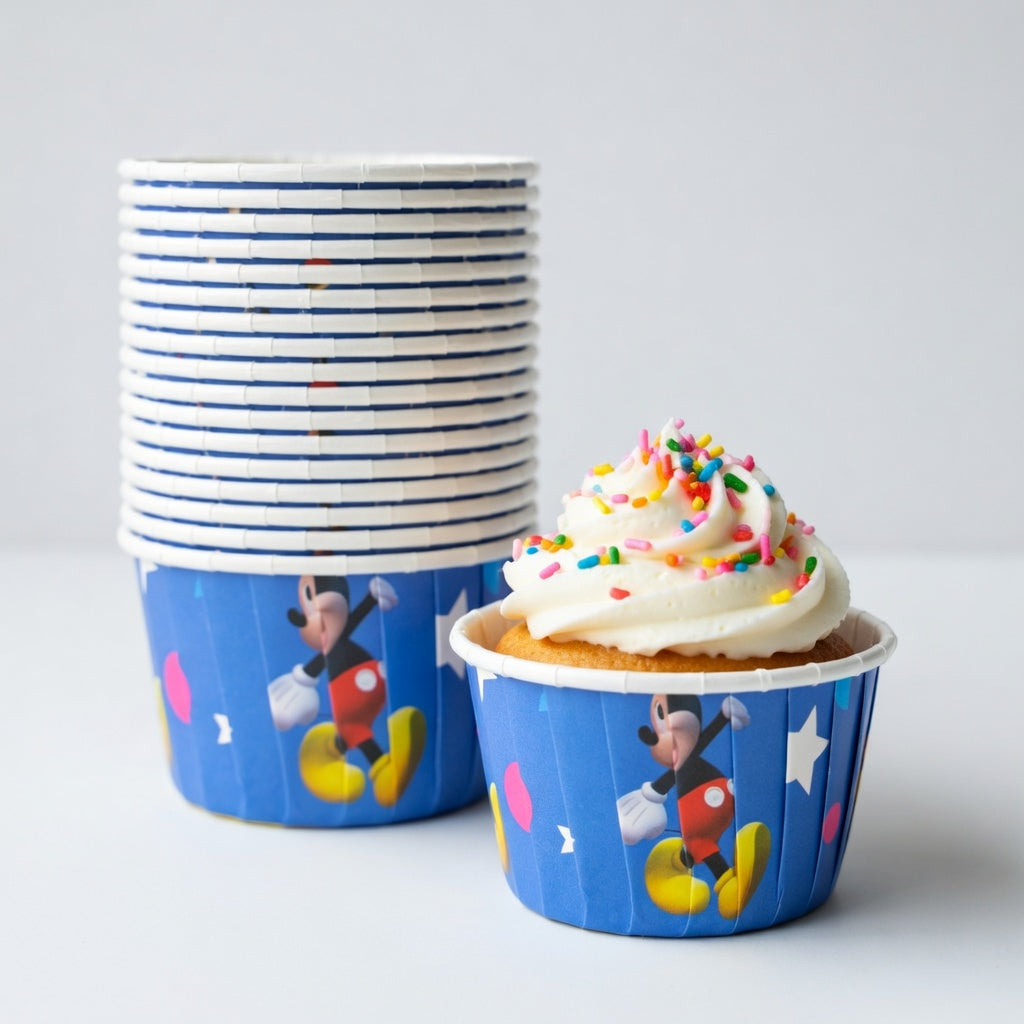Caissettes à Cupcakes Mickey Mouse – Lot de 20