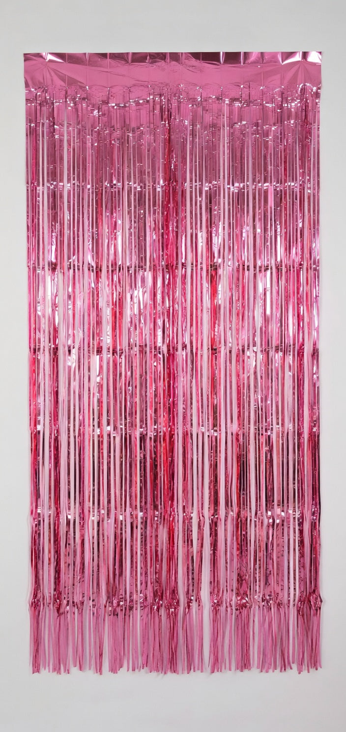 Rideau à Franges Métalliques – Décoration Fête Au Choix de Couleur