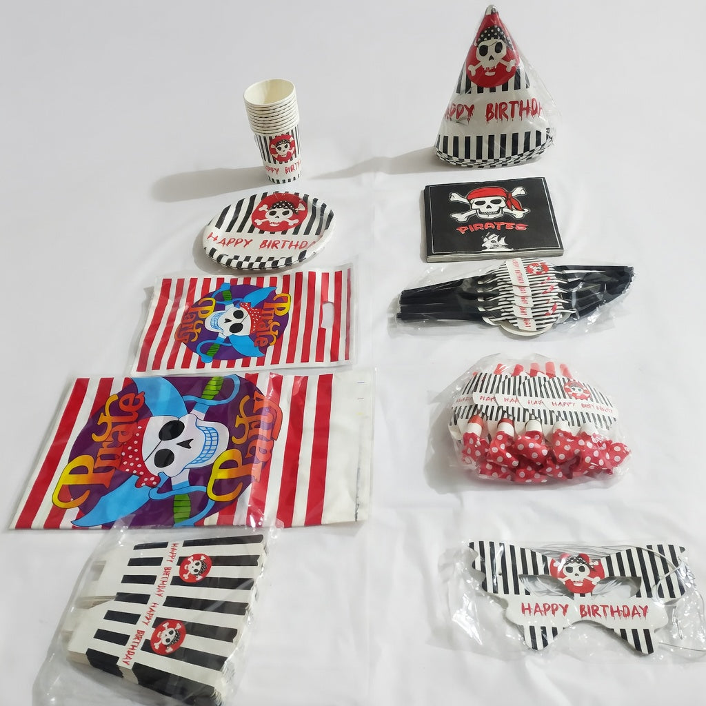 Kit Fête Pirate pour 10 Invités