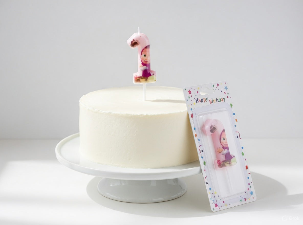 Masha and the Bear Number Candles 0-9