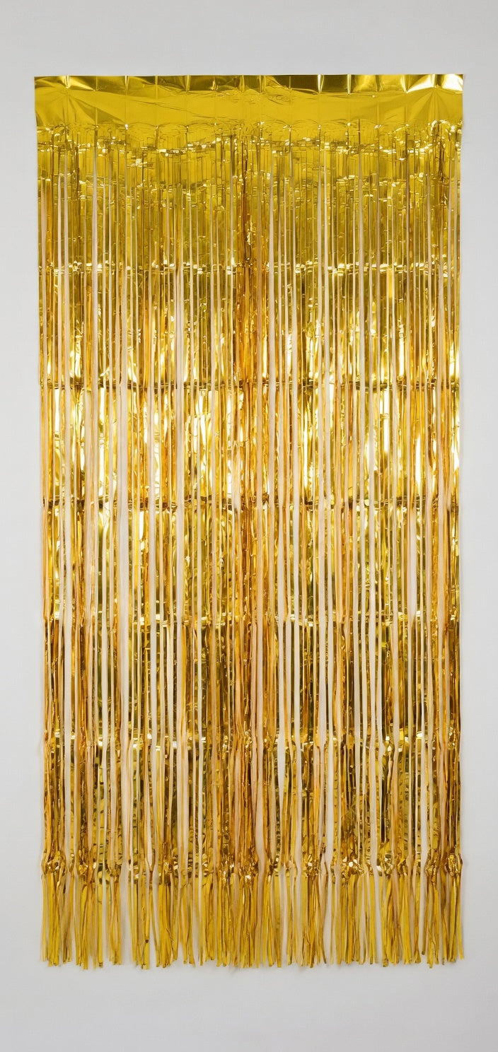 Rideau à Franges Métalliques – Décoration Fête Au Choix de Couleur