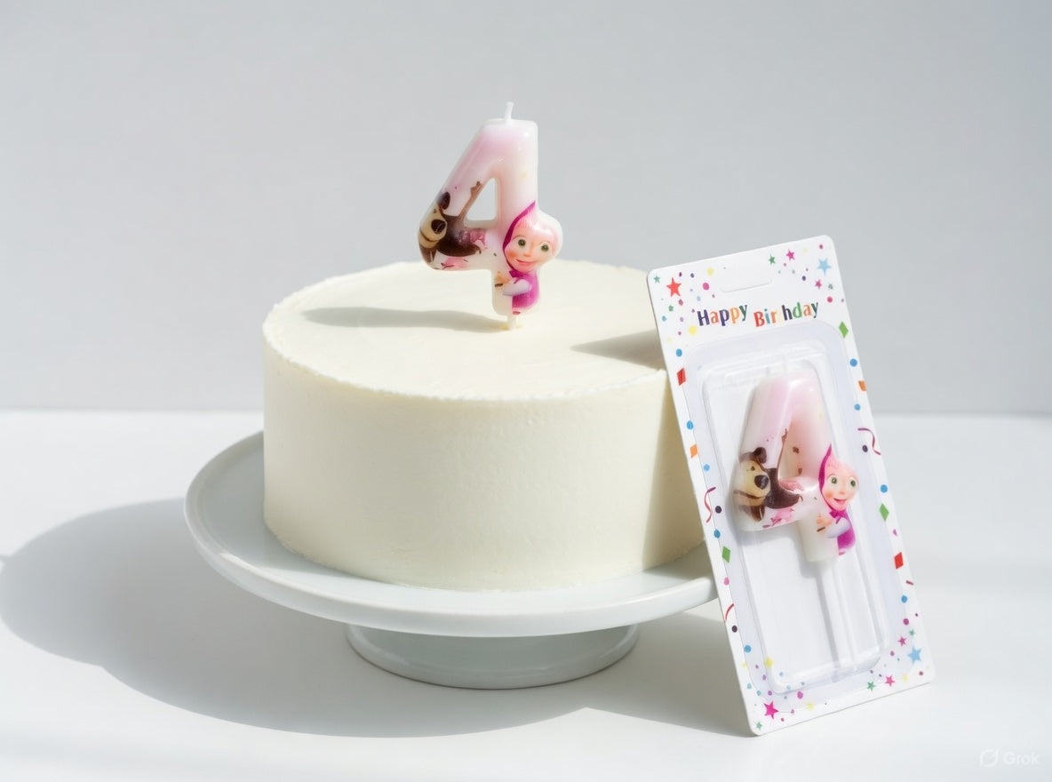 Masha and the Bear Number Candles 0-9