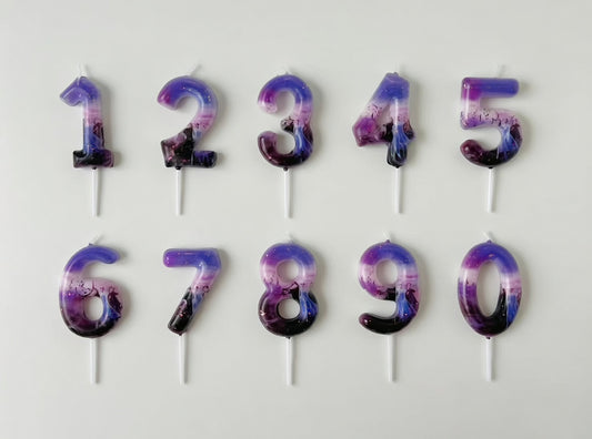 Frozen Birthday Number Candles - Elsa, Anna, and Olaf Designs (0-9)