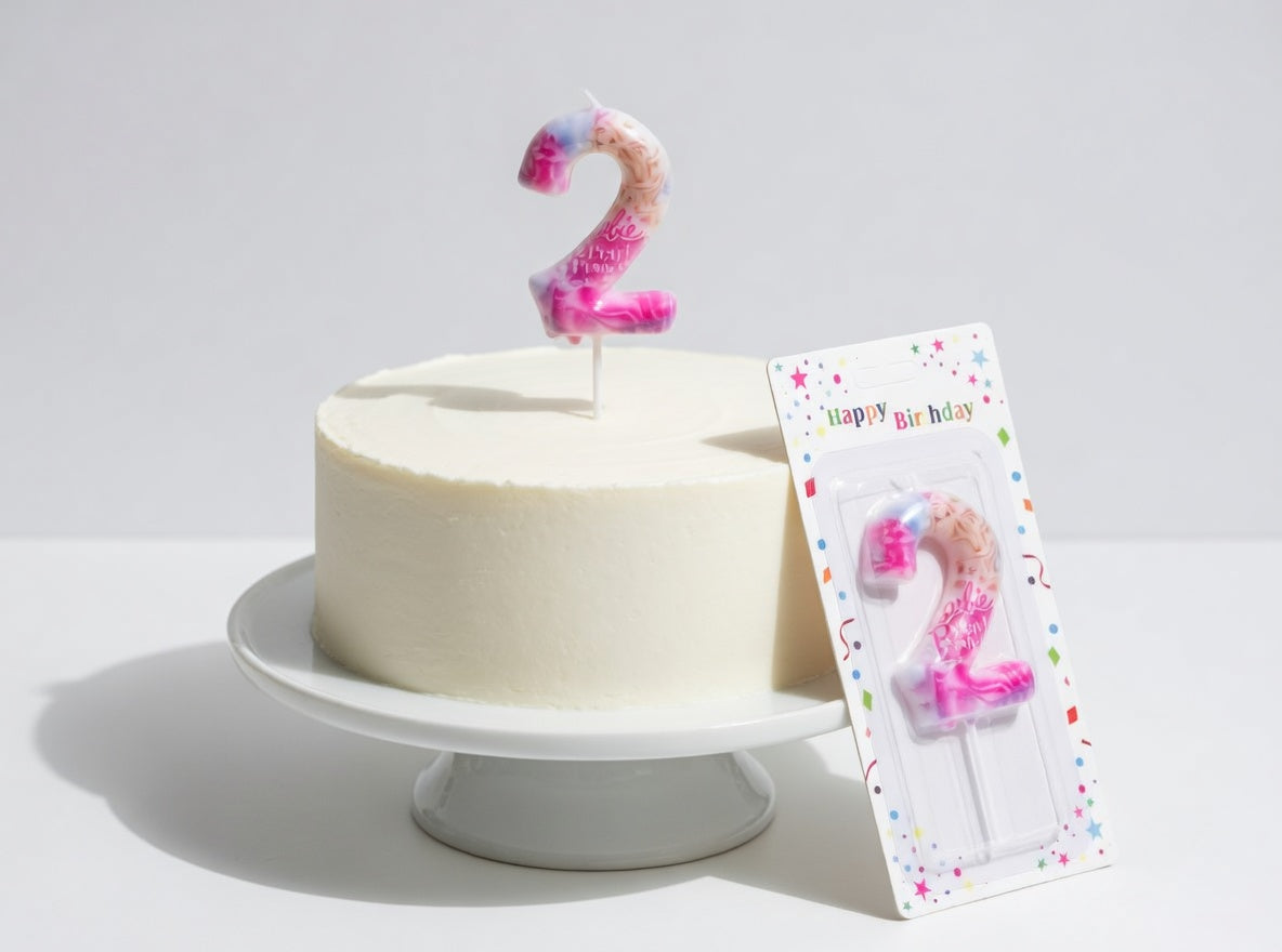 Bougie Chiffre Anniversaire Thème Barbie – Numéros 0 à 9