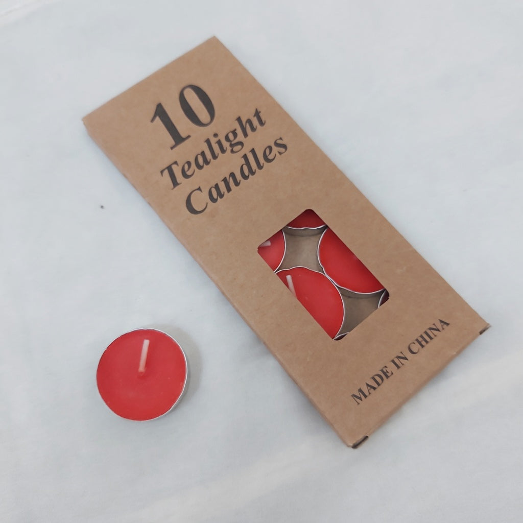 Bougies Chauffe-Plat Colorées - Lot de 10