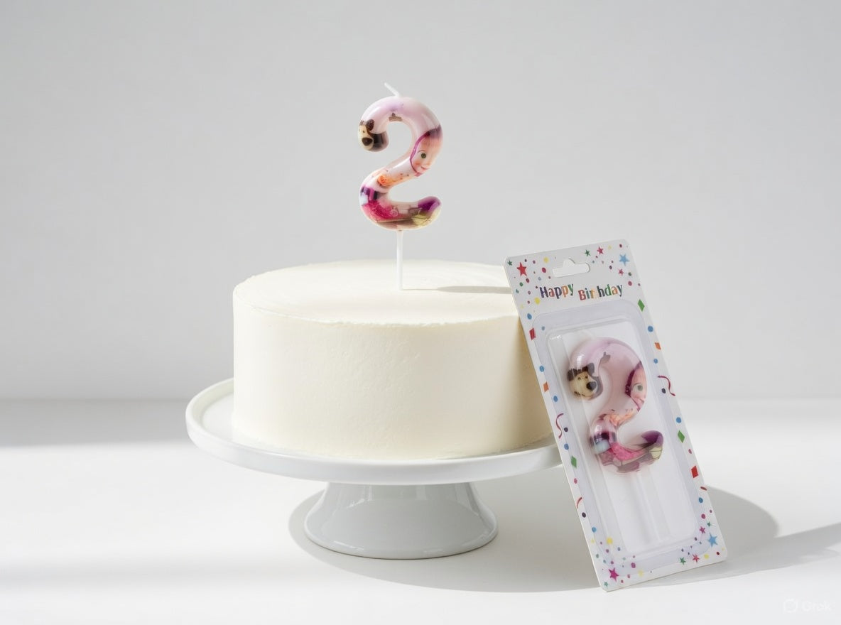 Masha and the Bear Number Candles 0-9