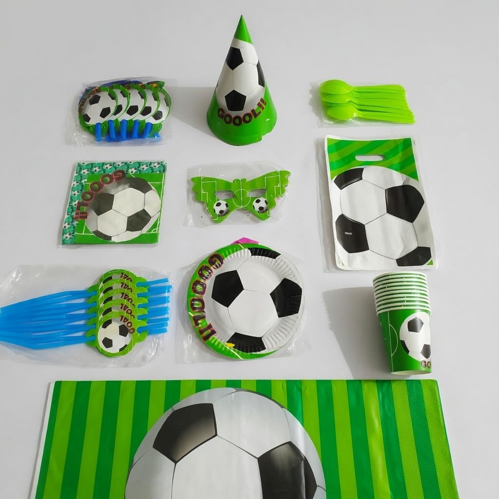 Kit Fête Football pour 10 Invités