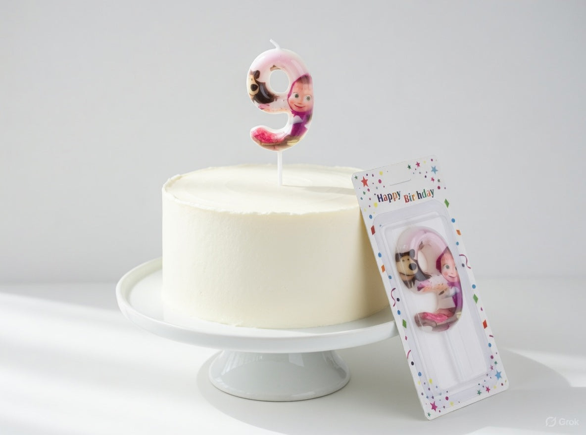 Masha and the Bear Number Candles 0-9
