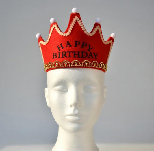 LED Birthday Crown - Happy Birthday & King