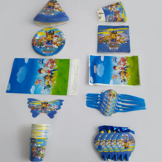 Kit Fête Pat' Patrouille pour 10 Invités