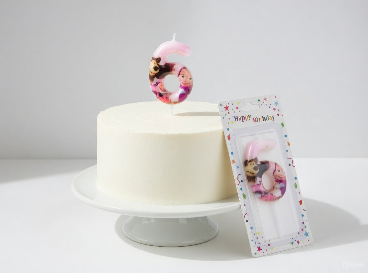 Masha and the Bear Number Candles 0-9
