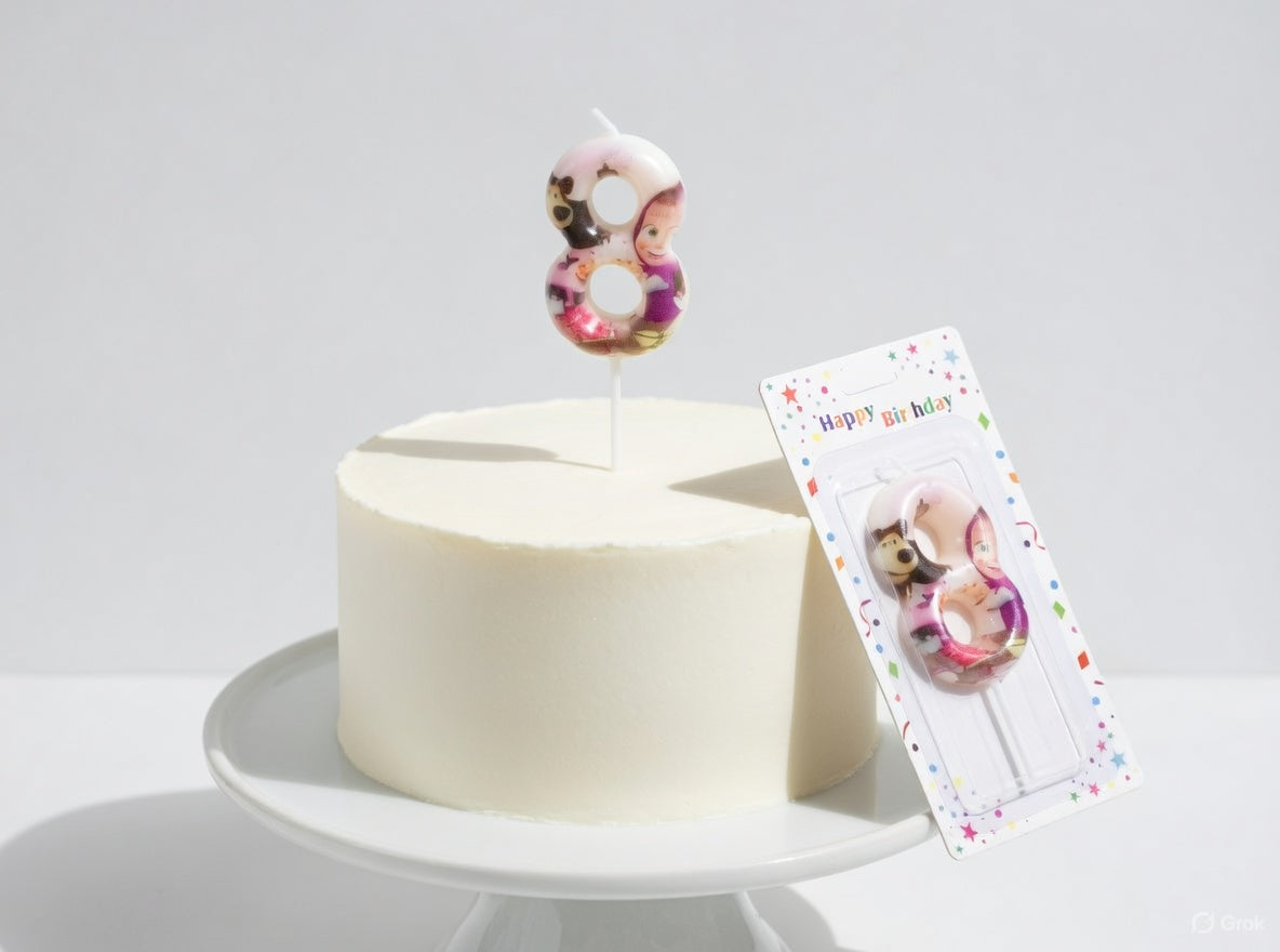 Masha and the Bear Number Candles 0-9