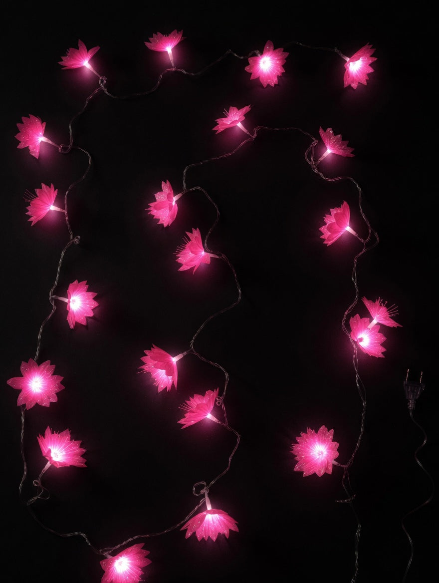 Flower String Lights - 3m Wall Decor