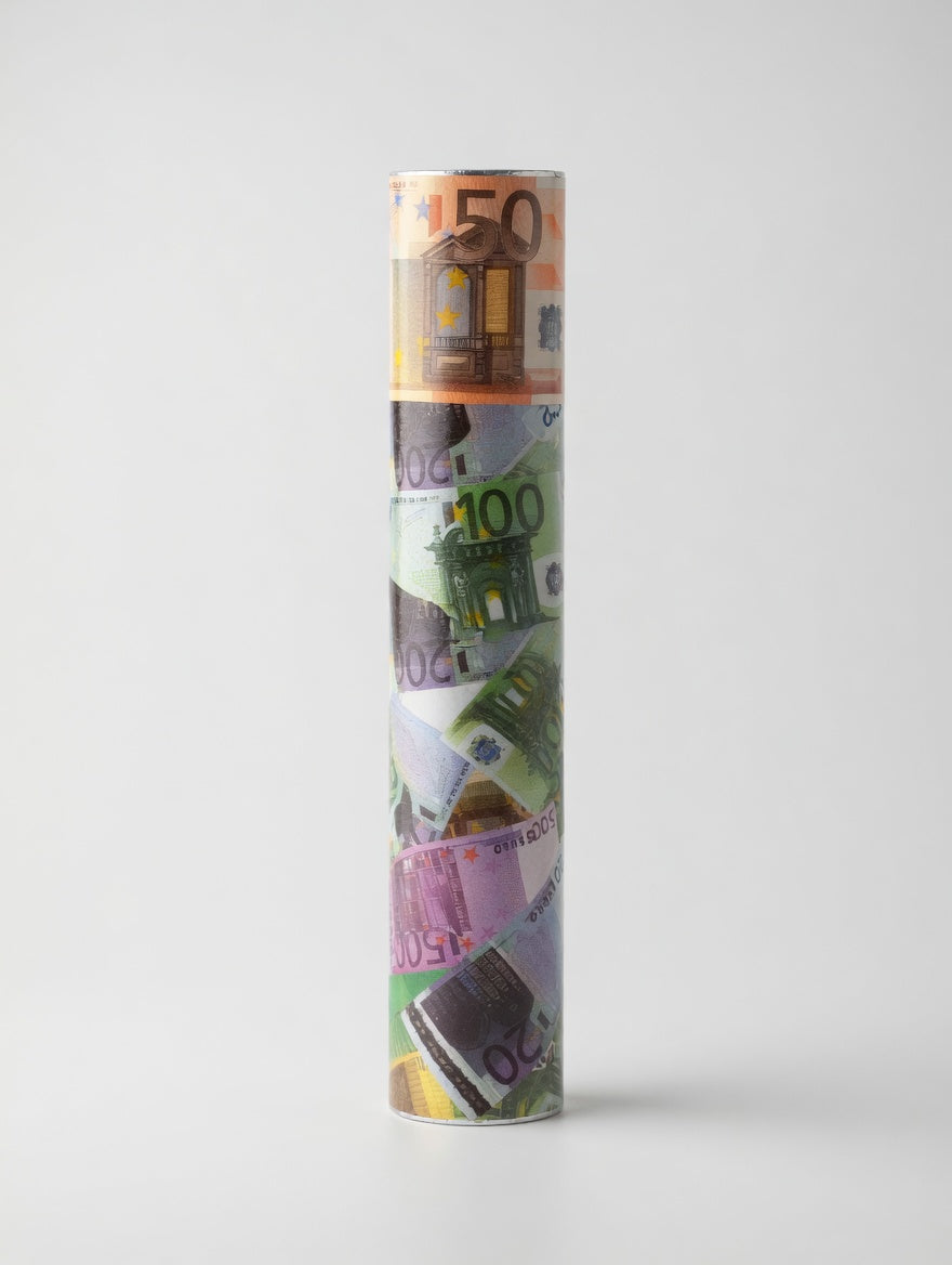 Canon Party Popper Billets - Euro & Dollar