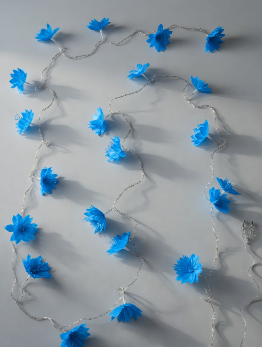 Flower String Lights - 3m Wall Decor