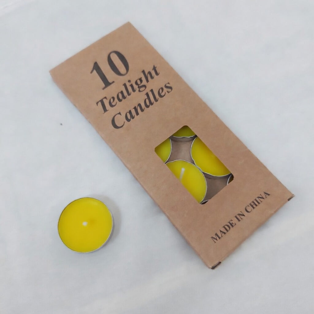 Bougies Chauffe-Plat Colorées - Lot de 10