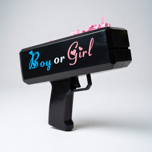 Gender Reveal Confetti Cannon "Boy or Girl" | Baby Gender Reveal
