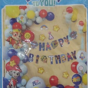 Kit de Luxe de Ballons et Décorations d'Anniversaire Pat' Patrouille