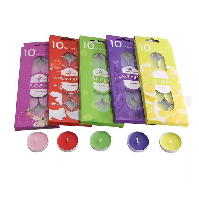 Bougies Chauffe-Plat Parfumées (Lot de 10) - الصورة 6