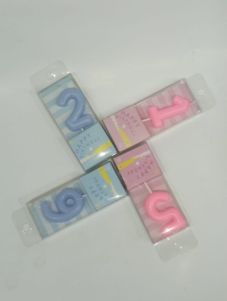 Bougies Chiffres Joyeux Anniversaire