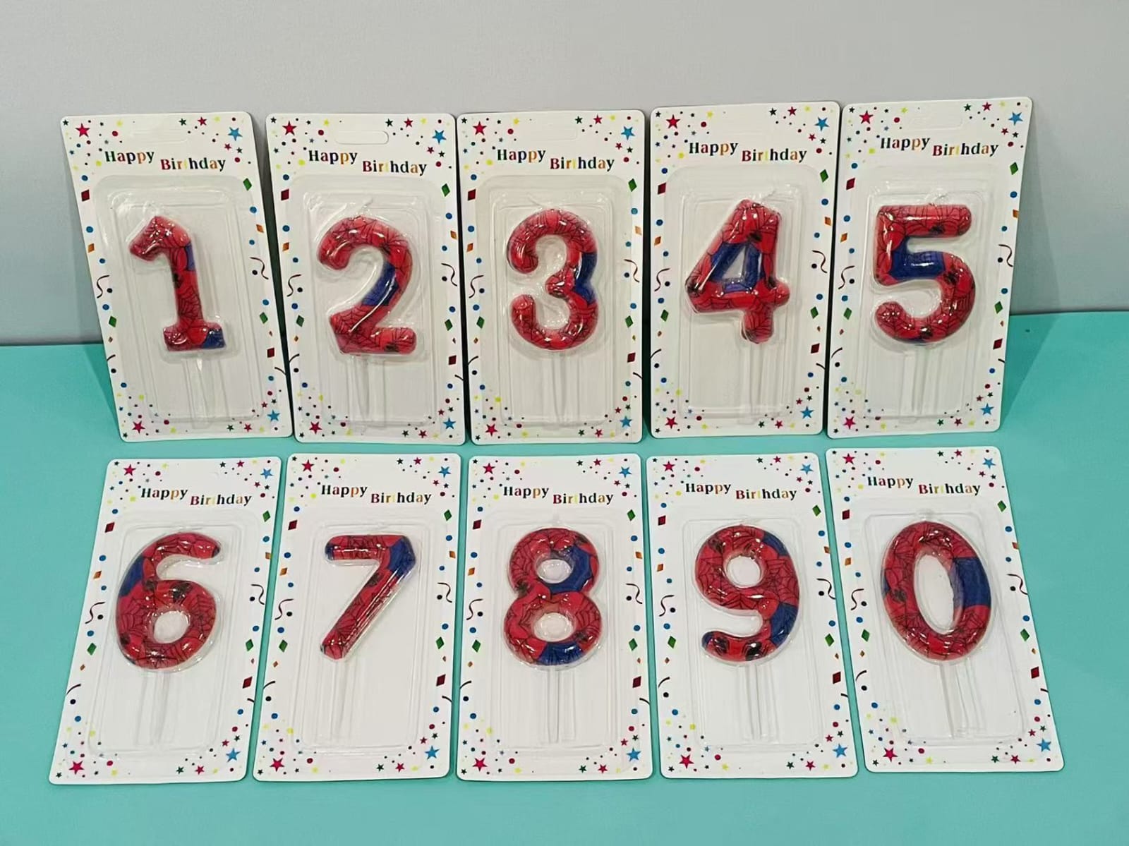 Bougies d'anniversaire Chiffres et Personnages - الصورة 10