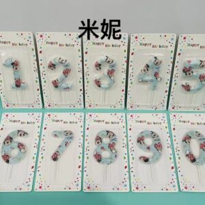 Bougies d'anniversaire Chiffres et Personnages