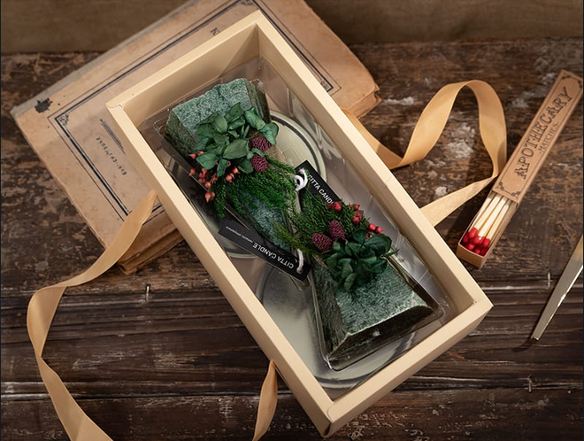 Coffret cadeau de bougies parfumées décoratives Citta - الصورة 2