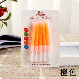 Bougies d'Anniversaire Spirales - Pack de 6