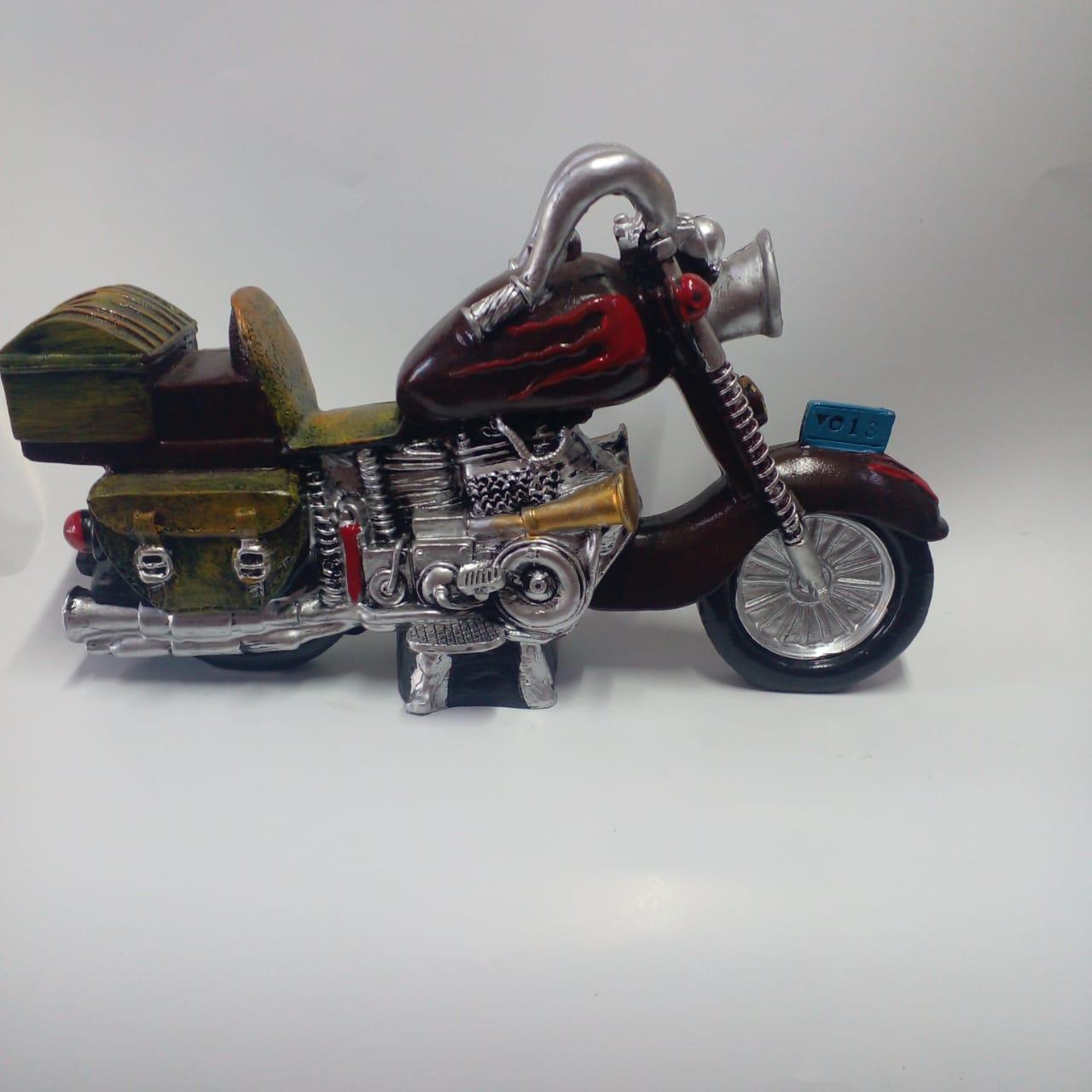 Décoration Figurine Moto Classique Vintage