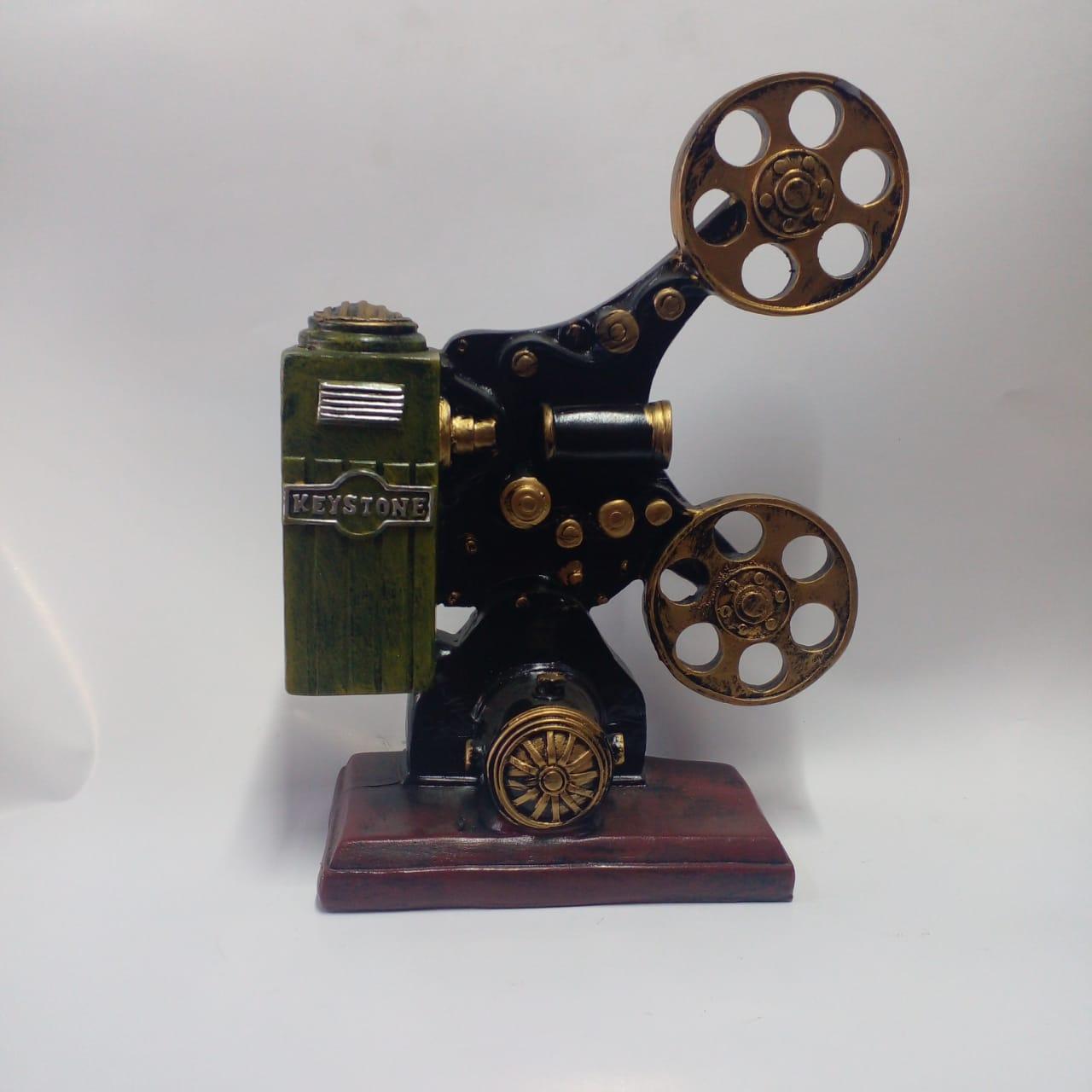 Figurine de projecteur de film Keystone vintage