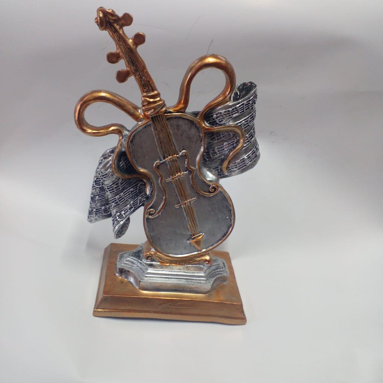 Figurine décorative Violon avec Notes de Musique