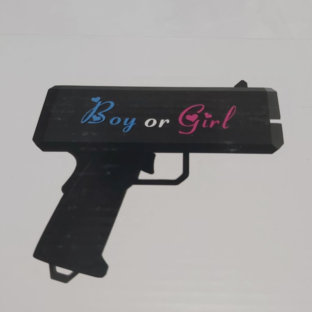 Pistolet Canon de Révélation de Genre - Accessoire Surprise Garçon ou Fille