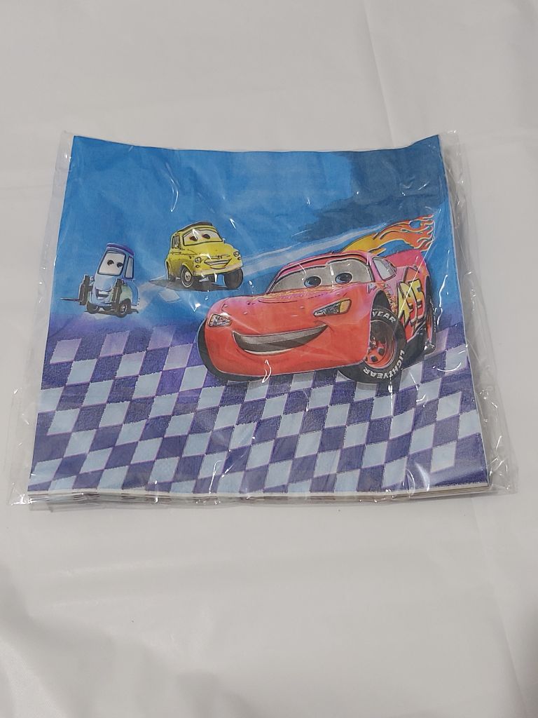 Kit de Fête d'Anniversaire Thème Disney Cars Deluxe (91 Pièces, 10 Invités) - الصورة 6