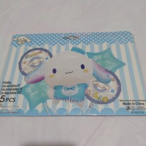 Ensemble de 5 Ballons en Aluminium Cinnamoroll - Kit de Décoration d'Anniversaire