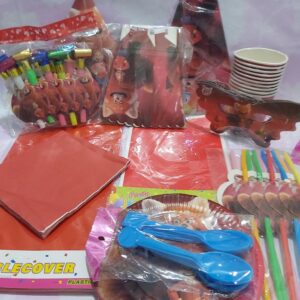 Kit de Fêtes Deluxe Turning Red - Assiettes, Gobelets, Décorations et Cotillons