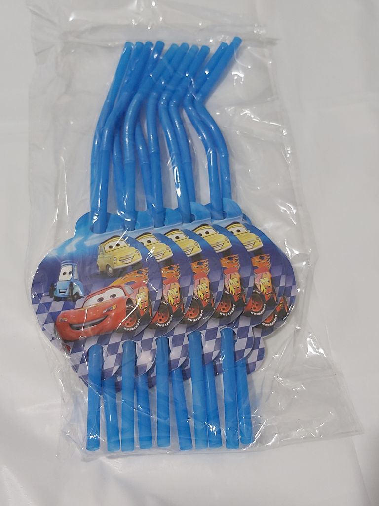 Kit de Fête d'Anniversaire Thème Disney Cars Deluxe (91 Pièces, 10 Invités) - الصورة 5